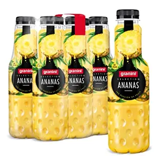 granini Selection Ananas (6 x 0,75l), vegan, mit mindestens 50% Frucht, ideal zum Mixen, ohne technische Details
