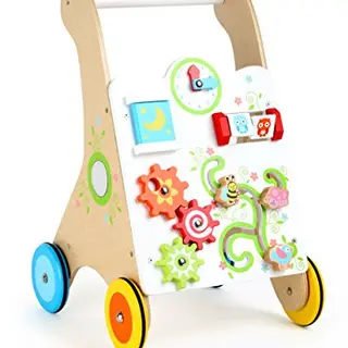 small foot Lauflernwagen Kunterbunt aus Holz, ab 1 Jahr