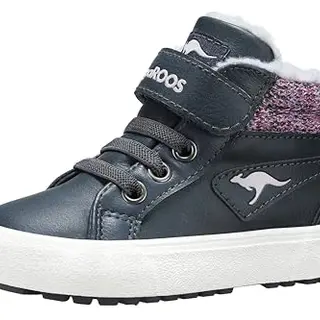 Kangaroos Jungen K-Ten Kangu Sneaker, dunkelblau und lila, Gr. 26