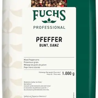 Fuchs Professional - Bunter Pfeffer ganz | 1 kg im recyclebaren Beutel