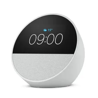 Amazon Echo Spot, smarter Wecker mit Alexa, Weiß
