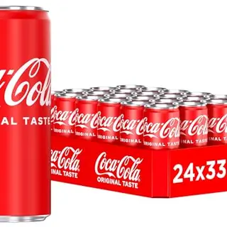 Coca-Cola Classic, koffeinhaltiger Softdrink, 24 x 330 ml
