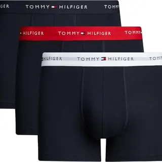 Tommy Hilfiger Herren 3er Pack Boxershorts mit Logobund, Mehrfarbig, Größe L