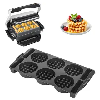 Hivio Silikon Waffeleinsatz für Tefal OptiGrill XL, Waffelzubehör für OptiGrill Modelle