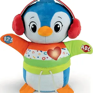 Clementoni Tanz-mit-Mir Pinguin - Interaktives Babyspielzeug für Kleinkinder ab 12 Monaten