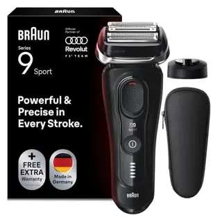Braun Rasierer für Herren Series 9 Sport 9110si, elektrisch, schwarz