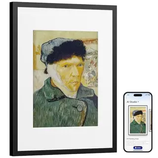 SwitchBot 13.3'' Digitaler Bilderrahmen, kabellos, Wi-Fi, lange Akkulaufzeit, wand- oder tischmontage, Alexa-kompatibel, KI-Kunst