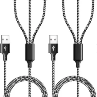 ASICEN USB Schnellladekabel 3 in 1, Universal Multi Ladekabel, 2 Stück