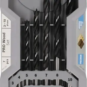 Bosch 7x PRO Wood Holzspiralbohrer Set. 7-tlg.