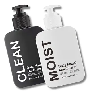 Korean Skin Care Gesichtsreinigung für Männer, Feuchtigkeitsspendender Cleanser für starke Hautbarriere