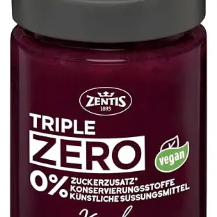 Zentis Triple Zero Fruchtaufstrich Kirsche, 185g