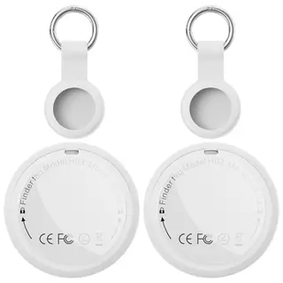 GPS Tracker 2er Pack – Wasserdichter Bluetooth-Schlüsselfinder für Geldbörse, Gepäck & mehr, iOS kompatibel