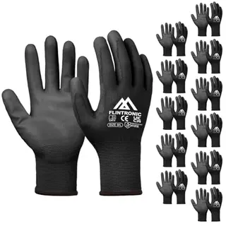 Flintronic Arbeitshandschuhe, Nylon Gartenhandschuhe