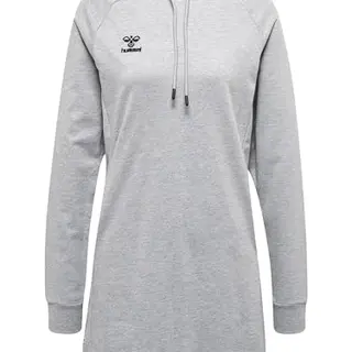 hummel Damen Hmlmove Grid Sweatdress, Grau Melange, S