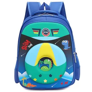 UieaMsio Dinosaurier Kinderrucksack für Kinder 3-9 Jahre - Wasserabweisend und verstellbar, ideal für Vorschule und Outdoor