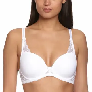 Triumph Damen BH mit Bügel Amourette Spotlight WHP, Gr. 85E, Weiß