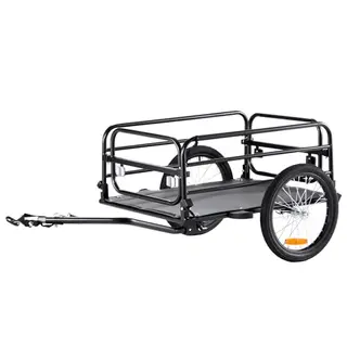 VEVOR Faltbarer Fahrradanhänger 72 kg Tragkraft mit Schnellverschluss und Universalkupplung für 55-71 cm Fahrräder