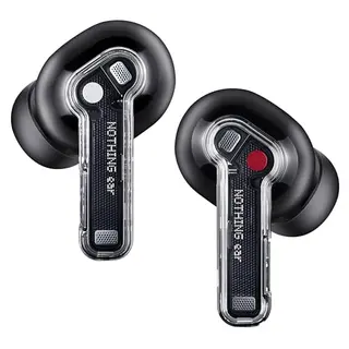 Nothing Ear kabellose Bluetooth-Kopfhörer mit aktiver Geräuschunterdrückung, langer Akku, Schwarz
