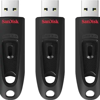 SANDISK Ultra 64 GB USB-A Laufwerk 3er Pack