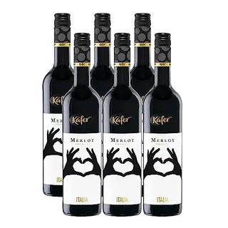 Feinkost Käfer Italien Merlot trocken (6 x 0,75 l)