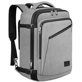 MATEIN 30L Reiserucksack für Handgepäck - Grau - Ideal für Kurzreisen und Tagesausflüge