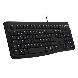 Logitech K120 Kabelgebundene Business Tastatur für Windows & Linux