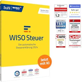 WISO Steuer 2025 für Steuerjahr 2024 – Digitaler Download für Windows, Mac, Smartphones und Tablets