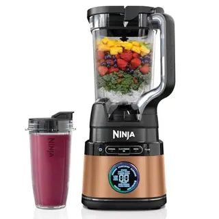 Ninja 2-in-1 Power Mixer mit 1200W, Krug und Single Serve Tasse, für Smoothies, Gemüse und Frozen Drinks, Kupfer/Schwarz