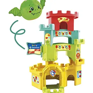 Clementoni Soft Little Dragon Ball Drop Castle - Baby Spielzeug für 10 Monate, Mehrsprachig