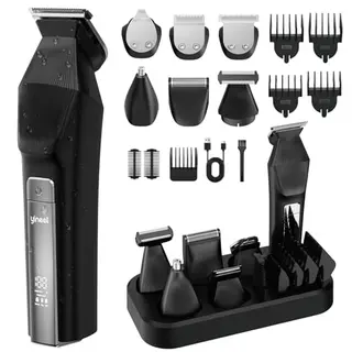 Yineel Haarschneidemaschine und Barttrimmer Set, wasserdicht, mit USB-C-Ladung – ideales Geschenk für Männer