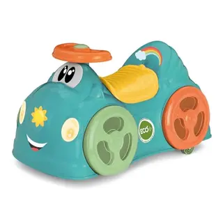 Chicco Rutscher All Around Eco+ Grün für 1-3 Jahre, 75% Recycelter Kunststoff, Schwenkbare Räder, Türkis