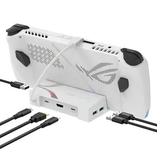 SABRENT Dockingstation für Asus Rog Ally, 6-in-1 mit HDMI 4K@60Hz, Power Delivery, USB-C, kompakt für Gaming