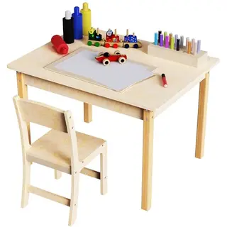 Puecrof Kinder Tisch- und Stuhlset für Kleinkinder