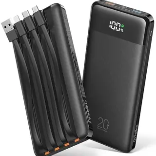 Orfeika Power Bank 20000mAh, PD 20W mit Schnellladefunktion