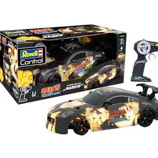 Revell Control 24695 RC Anime Drift Car Naruto mit 2,4 GHz Steuerung, LED-Beleuchtung, Allradantrieb, 1:18 Maßstab, 31,5 cm