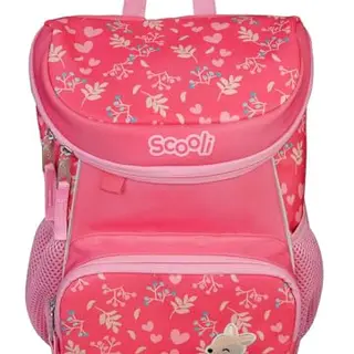Scooli Mini-Me Kindergartenrucksack - ergonomisch, 8l, abnehmbarer Brustgurt, für Mädchen und Jungen (rosa)