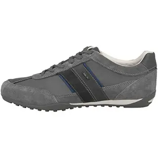 Geox Jungen U Wells C Sneaker, Dunkelgrau, EU 40