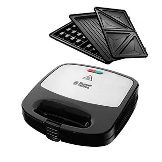 Russell Hobbs 3-in-1 Multifunktionsgerät Fiesta - Sandwichmaker, Waffeleisen, Kontaktgrill