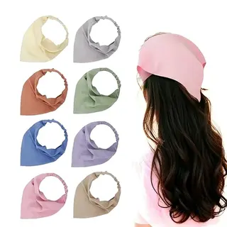 ZHYTUAL 8 Stück Bandana für Damen - Sommerliche Chiffon Scarves für Frauen und Mädchen