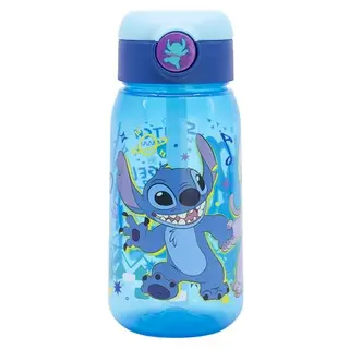 Stor Kinder Trinkflasche Stitch 510ml mit Strohhalm, auslaufsicher & BPA-frei
