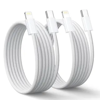 USB C Lightning Kabel 50CM 2er Pack - MFi Zertifiziert für iPhone 14 13 12 11 Pro Max XS XR X 8 Plus SE2020