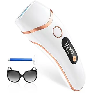 Haarentfernungsgerät IPL für Männer und Frauen, schmerzfrei, 3 Funktionen, 9 Energiestufen, für Körper, Gesicht & Bikinibereich