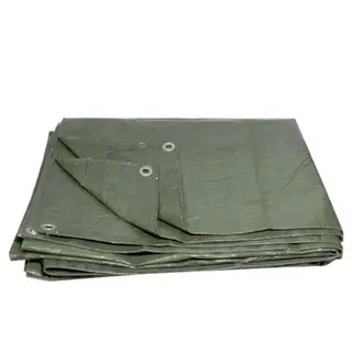 Lacers JaffaLine Gewebeplane, 1,5x12m, wasserfest, in verschiedenen Farben für Outdoor-Schutz (Grün, 1,5x12m)
