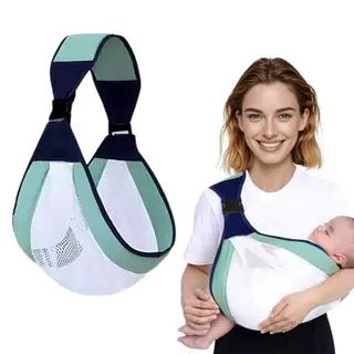 LOMUG Babytrage Seitlich für Neugeborene und Kleinkinder bis 20kg, ergonomisch und leicht