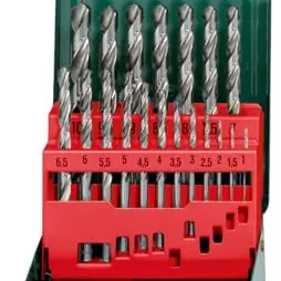 metabo HSS-G-Bohrerkassette SP, 19-teiliges Spiralbohrer-Set für Metall