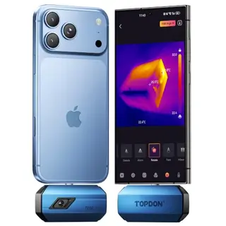 TOPDON Wärmebildkamera TC001 Mini für Android/IOS, 384x384 TISR-Auflösung