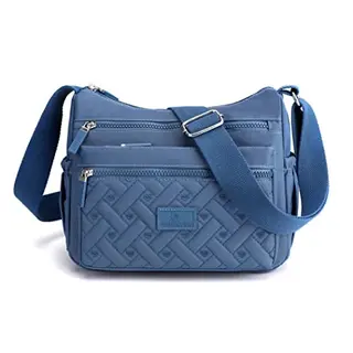 Damen Umhängetasche, wasserdicht, für Alltag & Reisen, Blau