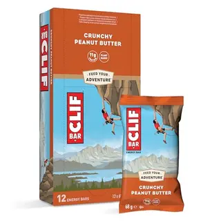 CLIF BAR Crunchy Peanut Butter Energieriegel, 12 x 68 g