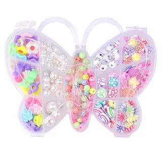300 Stück DIY Armband Set mit Perlen für Kinder und Erwachsene - Ideal für Schmuckherstellung zu Weihnachten und Geburtstag