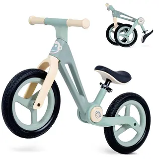 Kidcruiser Compact Laufrad ab 2 Jahren, klappbar & leicht, ergonomischer Sitz, 12 Zoll pannensichere Räder - Balance Bike Mintgrün